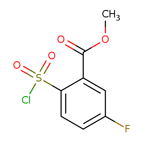 methyl 2-(chlorosulfonyl)-5-fluorobenzoate
