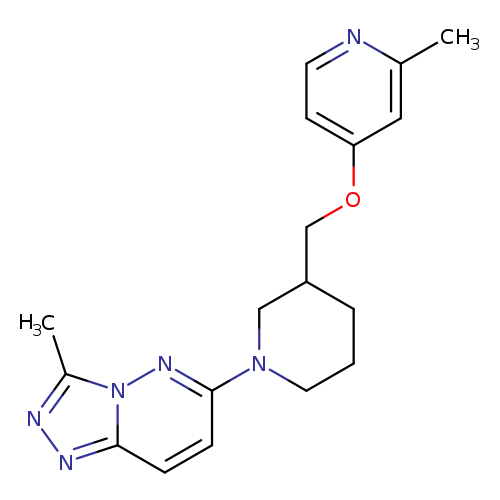 2-methyl-4-[(1-{3-methyl-[1,2,4]triazolo[4,3-b]pyridazin-6-yl}piperidin-3-yl)methoxy]pyridine