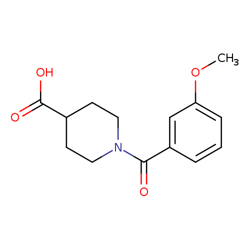 1-(3-Methoxybenzoyl)piperidine-4-carboxylic acid
