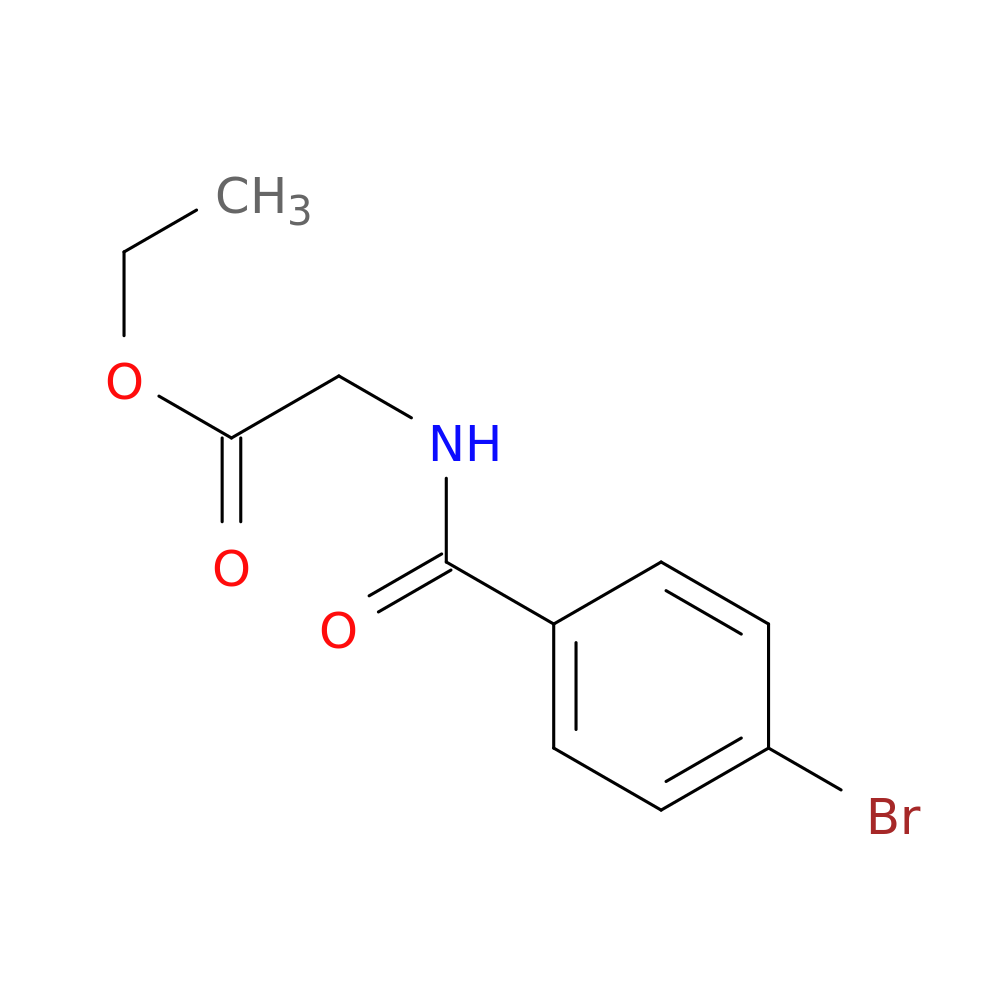 (4-Bromo-benzoylamino)-acetic acid ethyl ester