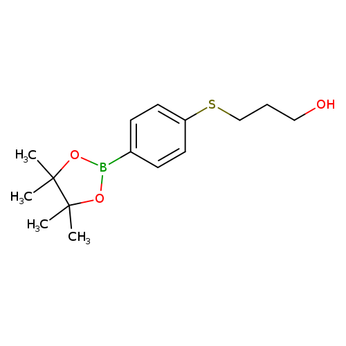 3-((4-(4,4,5,5-Tetramethyl-1,3,2-dioxaborolan-2-yl)phenyl)thio)propan-1-ol