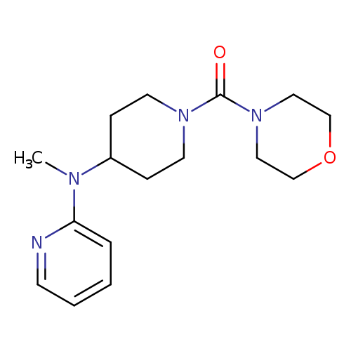 N-methyl-N-[1-(morpholine-4-carbonyl)piperidin-4-yl]pyridin-2-amine