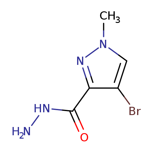 4-Bromo-1-methyl-1h-pyrazole-3-carbohydrazide
