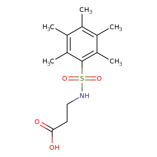 3-(pentamethylbenzenesulfonamido)propanoic acid