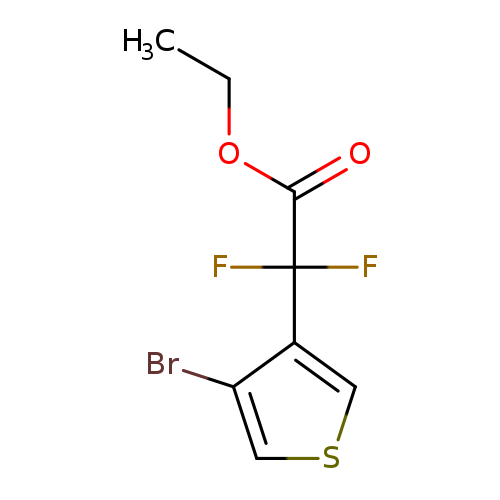 ETHYL 2-(4-BROMOTHIOPHEN-3-YL)-2,2-DIFLUOROACETATE