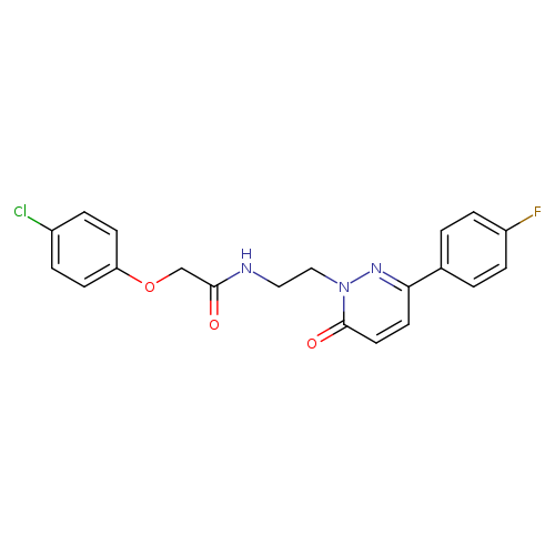 2-(4-chlorophenoxy)-N-{2-[3-(4-fluorophenyl)-6-oxo-1,6-dihydropyridazin-1-yl]ethyl}acetamide