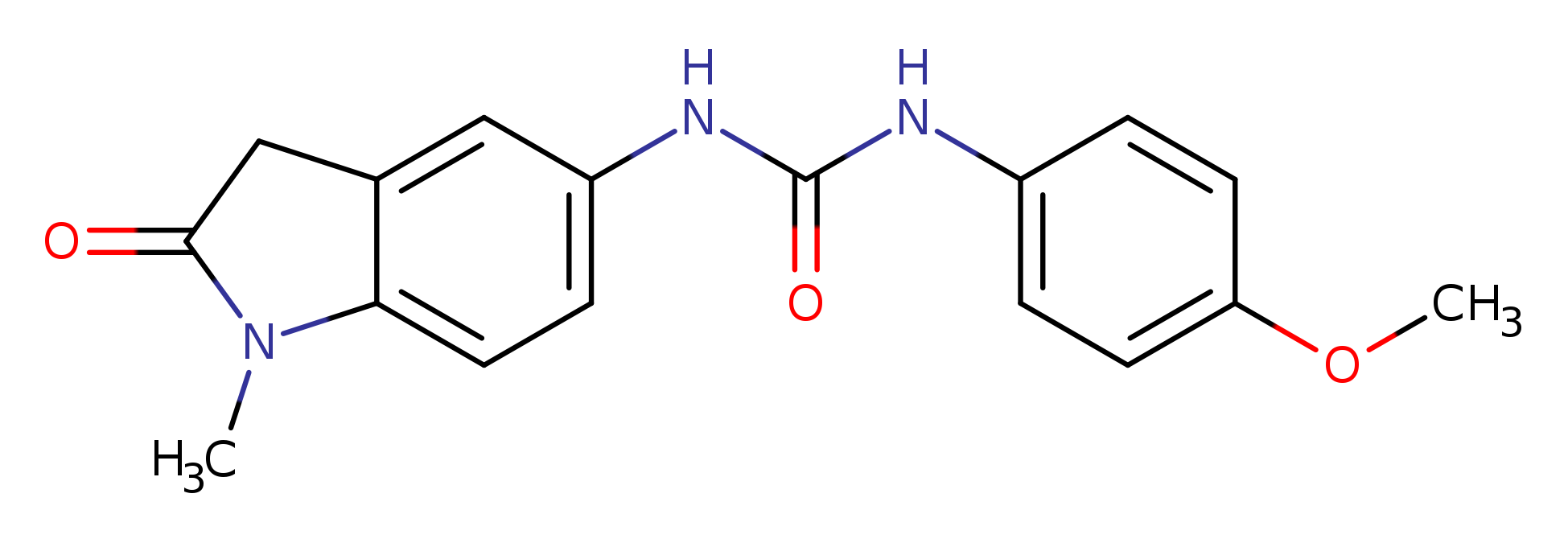 1-(4-methoxyphenyl)-3-(1-methyl-2-oxo-2,3-dihydro-1H-indol-5-yl)urea