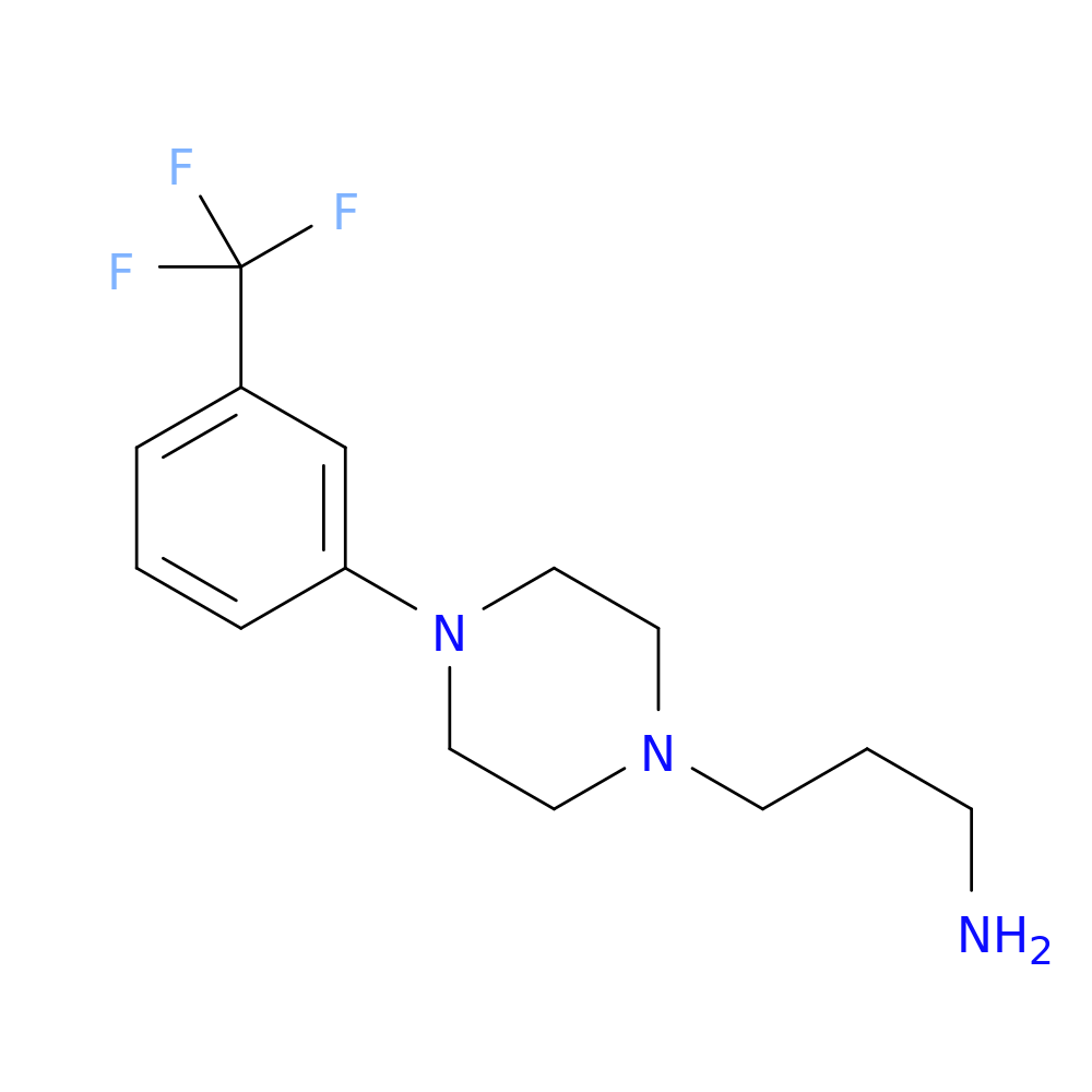 3-{4-[3-(trifluoromethyl)phenyl]piperazin-1-yl}propan-1-amine