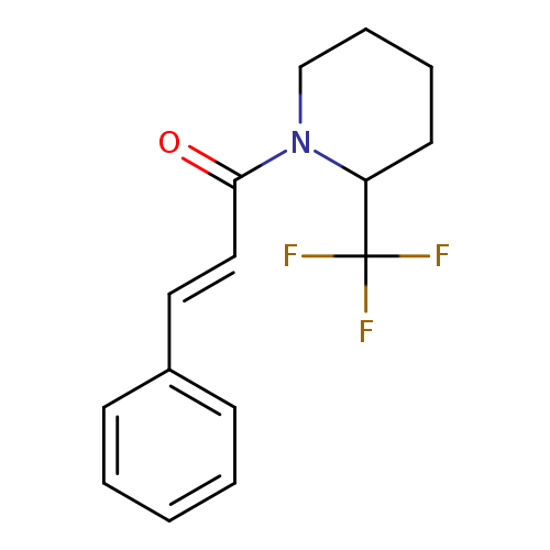 (2E)-3-phenyl-1-[2-(trifluoromethyl)piperidin-1-yl]prop-2-en-1-one