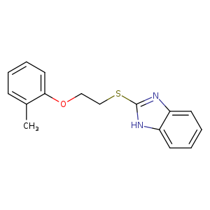 2-([2-(2-Methylphenoxy)ethyl]thio)-1h-benzimidazole