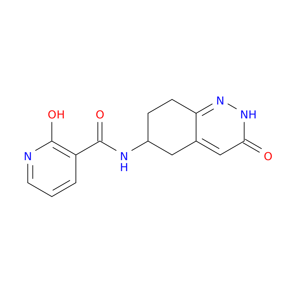 2-hydroxy-N-(3-oxo-2,3,5,6,7,8-hexahydrocinnolin-6-yl)pyridine-3-carboxamide