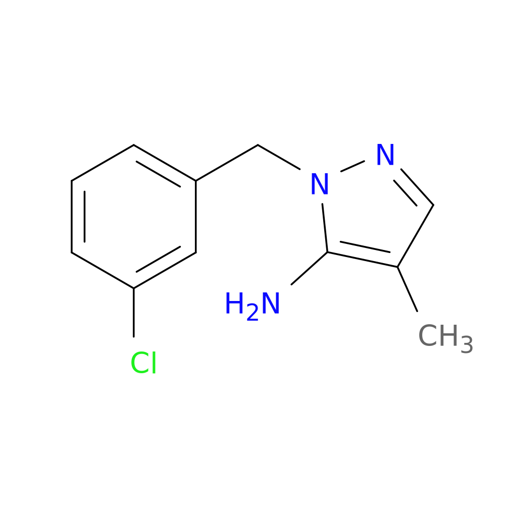 1-(3-chlorobenzyl)-4-methyl-1H-pyrazol-5-amine