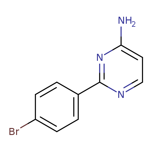 2-(4-bromophenyl)pyrimidin-4-amine