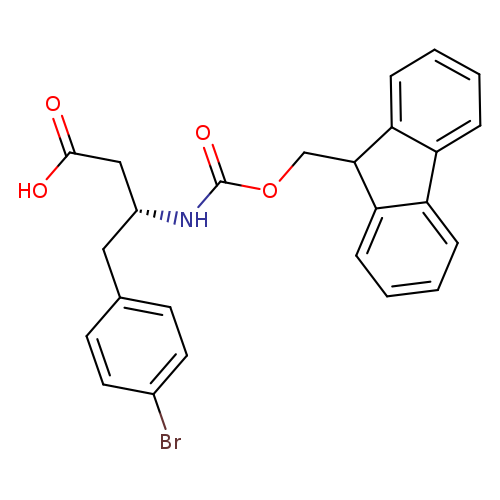 Benzenebutanoicacid, 4-bromo-β-[[(9H-fluoren-9-ylmethoxy)carbonyl]amino]-, (βR)-