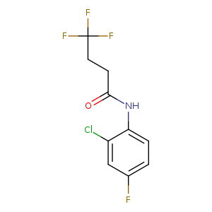 N-(2-chloro-4-fluorophenyl)-4,4,4-trifluorobutanamide