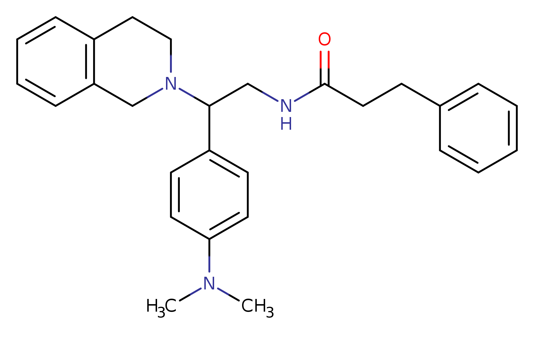N-{2-[4-(dimethylamino)phenyl]-2-(1,2,3,4-tetrahydroisoquinolin-2-yl)ethyl}-3-phenylpropanamide