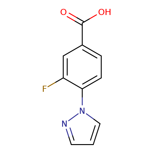 3-fluoro-4-(1H-pyrazol-1-yl)benzoic acid