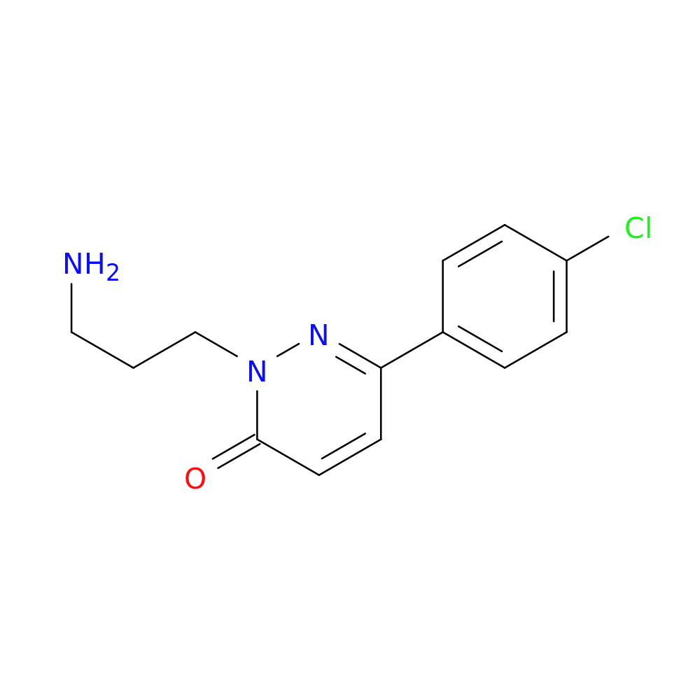 2-(3-AMINOPROPYL)-6-(4-CHLOROPHENYL)PYRIDAZIN-3(2H)-ONE
