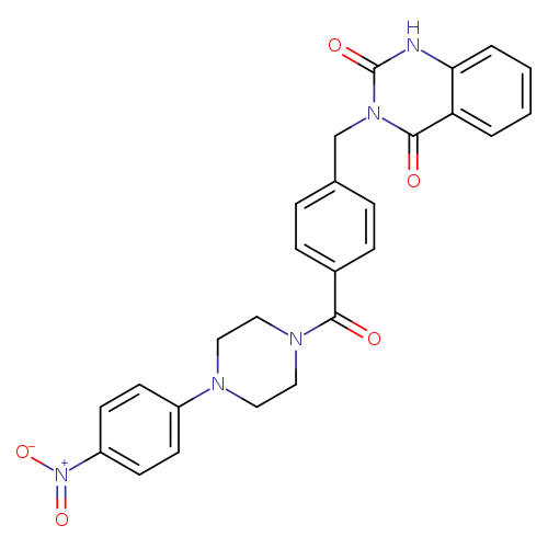 3-({4-[4-(4-nitrophenyl)piperazine-1-carbonyl]phenyl}methyl)-1,2,3,4-tetrahydroquinazoline-2,4-dione