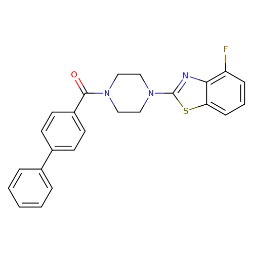 2-(4-{[1,1'-biphenyl]-4-carbonyl}piperazin-1-yl)-4-fluoro-1,3-benzothiazole