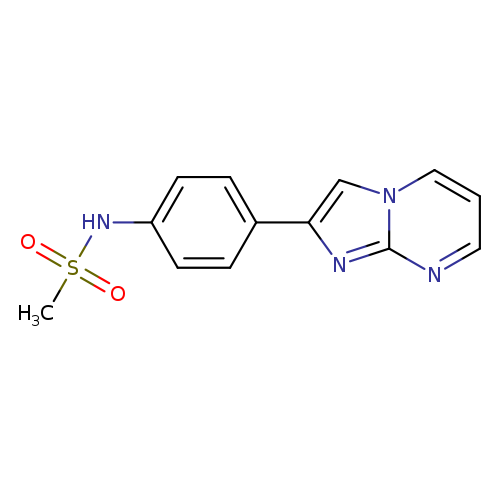 N-(4-{imidazo[1,2-a]pyrimidin-2-yl}phenyl)methanesulfonamide