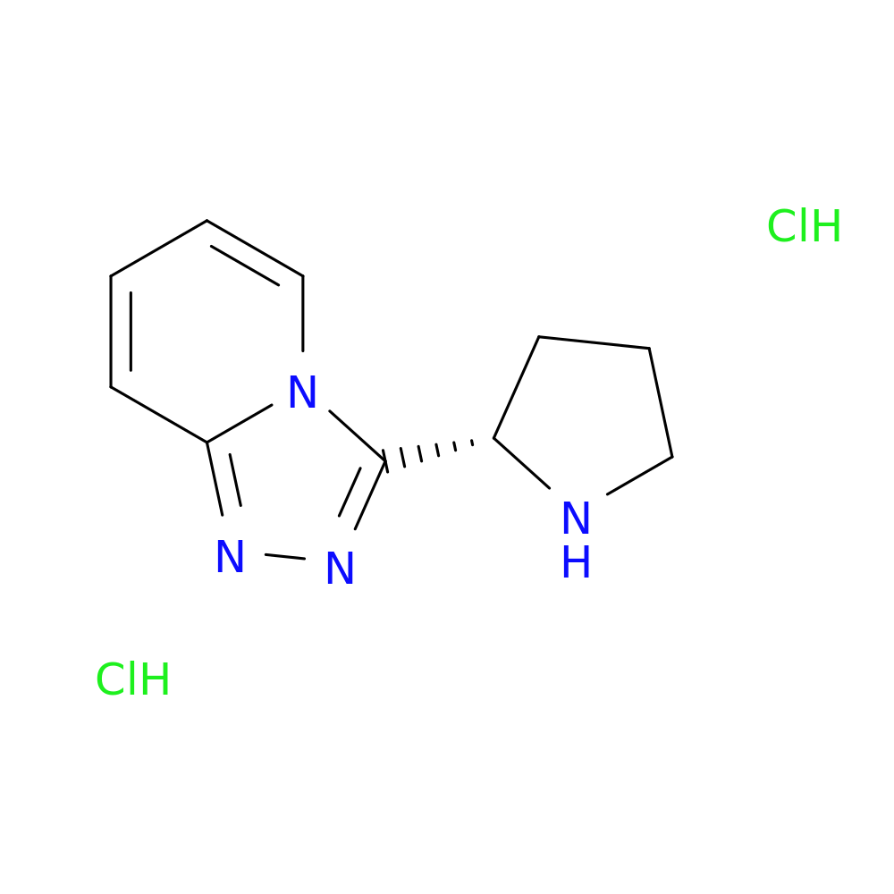 (2S)-2-{[1,2,4]triazolo[4,3-a]pyridin-3-yl}pyrrolidine dihydrochloride