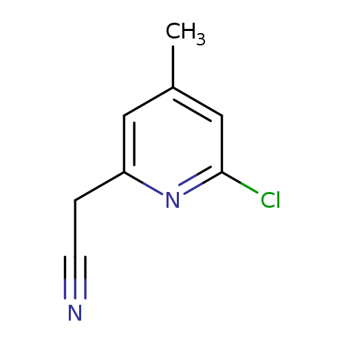 2-(6-chloro-4-methylpyridin-2-yl)acetonitrile