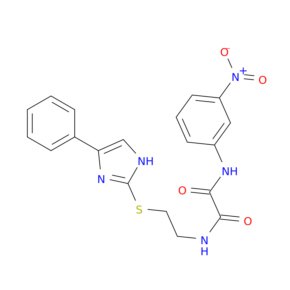 N'-(3-nitrophenyl)-N-{2-[(4-phenyl-1H-imidazol-2-yl)sulfanyl]ethyl}ethanediamide