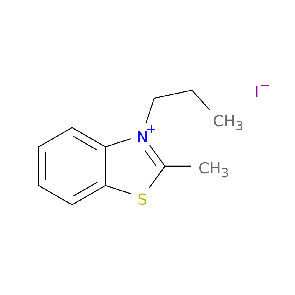 2-Methyl-3-propylbenzothiazolium iodide