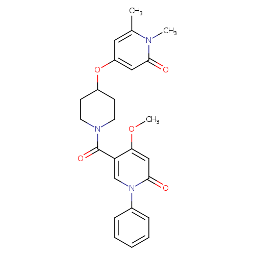 5-{4-[(1,6-dimethyl-2-oxo-1,2-dihydropyridin-4-yl)oxy]piperidine-1-carbonyl}-4-methoxy-1-phenyl-1,2-dihydropyridin-2-one