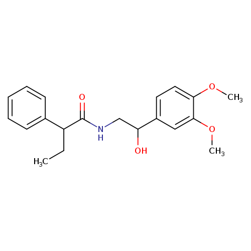 N-[2-(3,4-dimethoxyphenyl)-2-hydroxyethyl]-2-phenylbutanamide