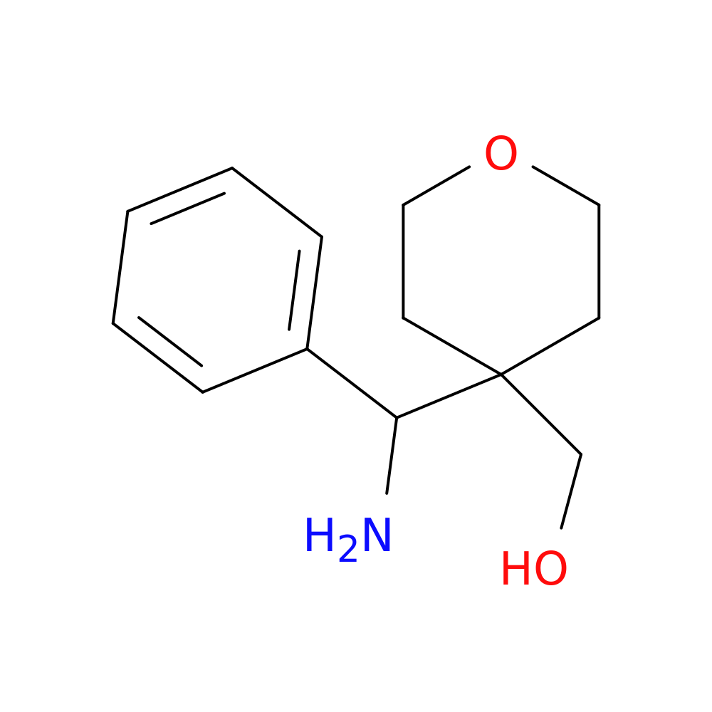 {4-[amino(phenyl)methyl]oxan-4-yl}methanol