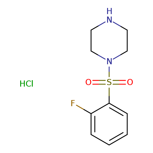 1-[(2-Fluorophenyl)sulfonyl]piperazine, HCl