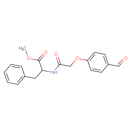 methyl2-[2-(4-formylphenoxy)acetamido]-3-phenylpropanoate