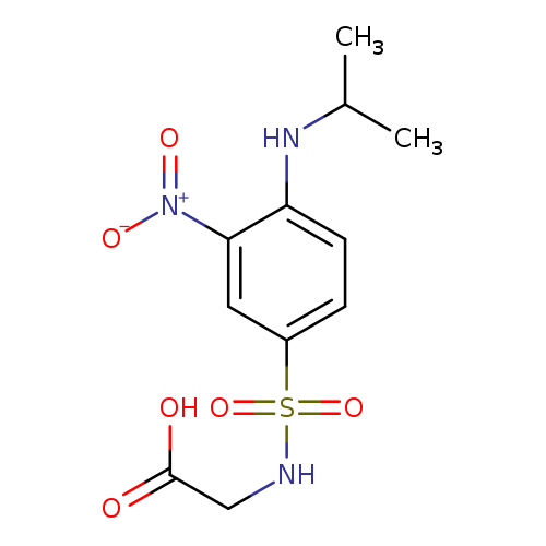 2-{3-nitro-4-[(propan-2-yl)amino]benzenesulfonamido}acetic acid