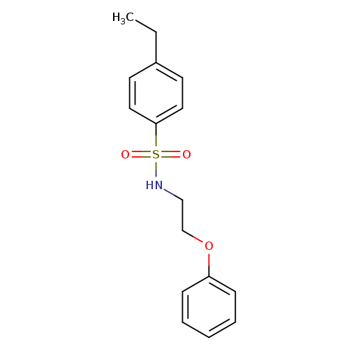 4-ethyl-N-(2-phenoxyethyl)benzene-1-sulfonamide