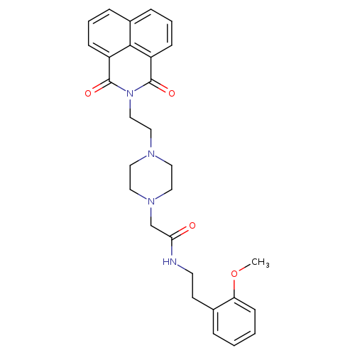 2-[4-(2-{2,4-dioxo-3-azatricyclo[7.3.1.0^{5,13}]trideca-1(13),5,7,9,11-pentaen-3-yl}ethyl)piperazin-1-yl]-N-[2-(2-methoxyphenyl)ethyl]acetamide