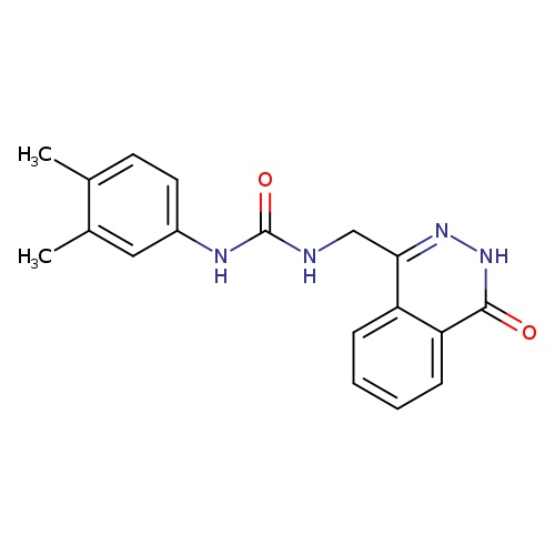 1-(3,4-dimethylphenyl)-3-[(4-oxo-3,4-dihydrophthalazin-1-yl)methyl]urea