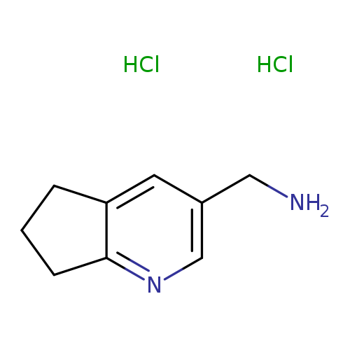 5H-Cyclopenta[b]pyridine-3-methanamine, 6,7-dihydro-, hydrochloride (1:2)