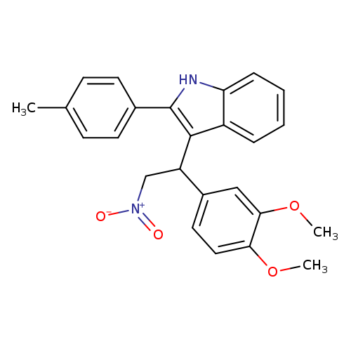 3-[1-(3,4-dimethoxyphenyl)-2-nitroethyl]-2-(4-methylphenyl)-1H-indole