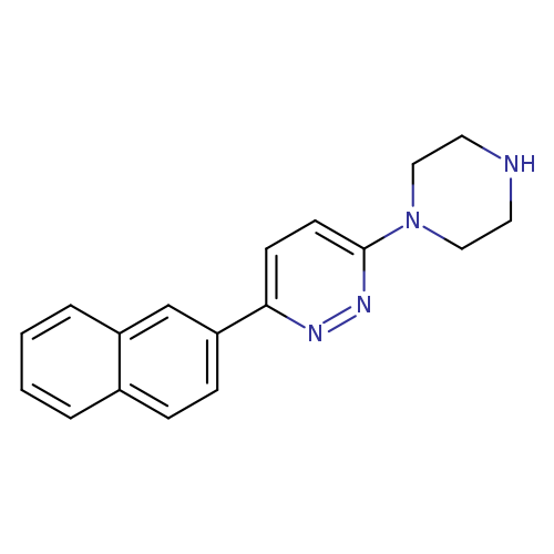 3-(naphthalen-2-yl)-6-(piperazin-1-yl)pyridazine