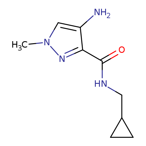 4-amino-N-(cyclopropylmethyl)-1-methyl-1H-pyrazole-3-carboxamide