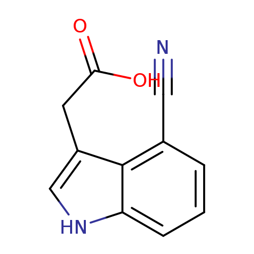 2-(4-Cyano-1h-indol-3-yl)acetic acid