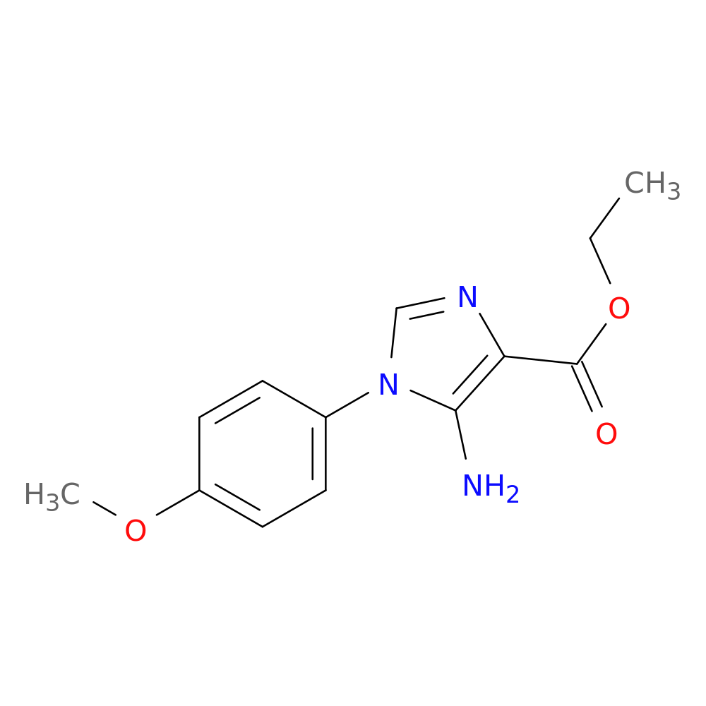 ethyl 5-amino-1-(4-methoxyphenyl)-1H-imidazole-4-carboxylate
