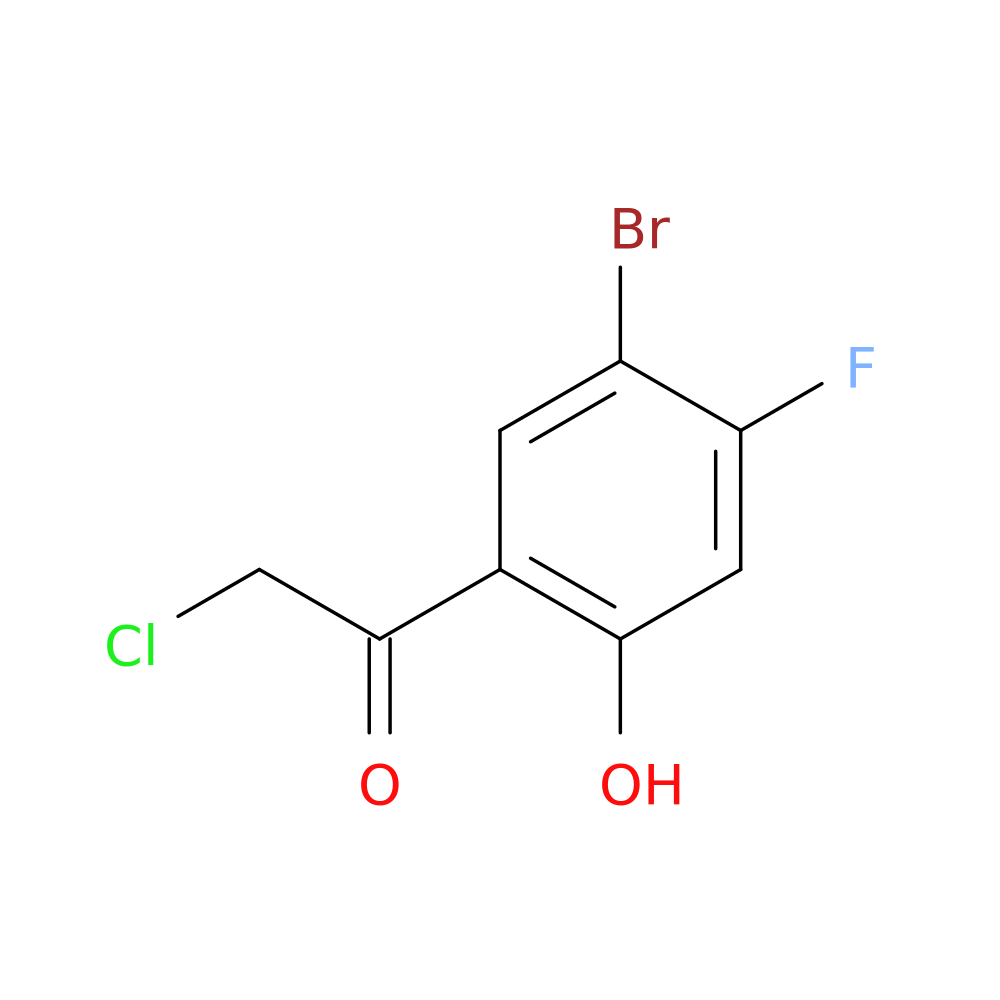 1-(5-bromo-4-fluoro-2-hydroxyphenyl)-2-chloroethan-1-one