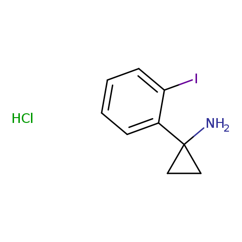 1-(2-iodophenyl)cyclopropan-1-aminehydrochloride