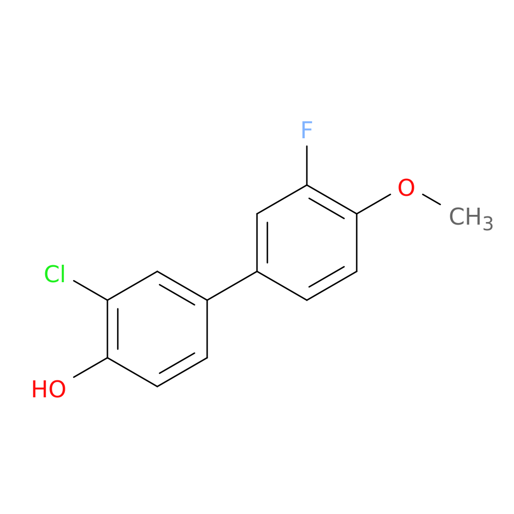 2-Chloro-4-(3-fluoro-4-methoxyphenyl)phenol