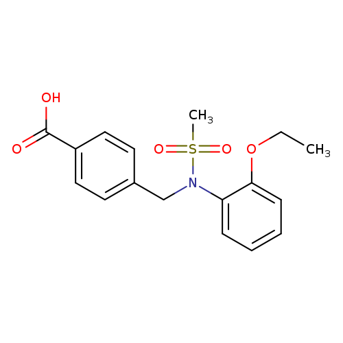 4-([(2-Ethoxyphenyl)(methylsulfonyl)amino]methyl)benzoic acid