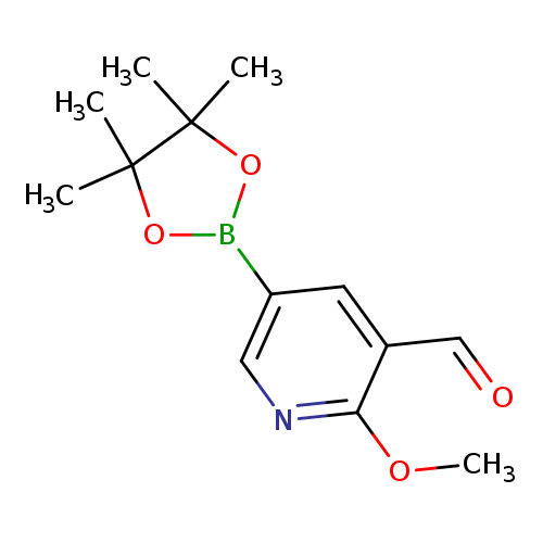 3-Pyridinecarboxaldehyde, 2-methoxy-5-(4,4,5,5-tetramethyl-1,3,2-dioxaborolan-2-yl)-
