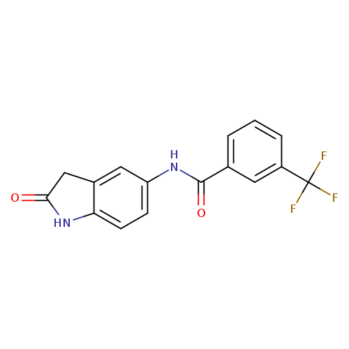 N-(2-oxo-2,3-dihydro-1H-indol-5-yl)-3-(trifluoromethyl)benzamide